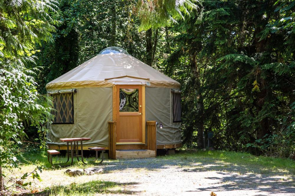 Yurt interior